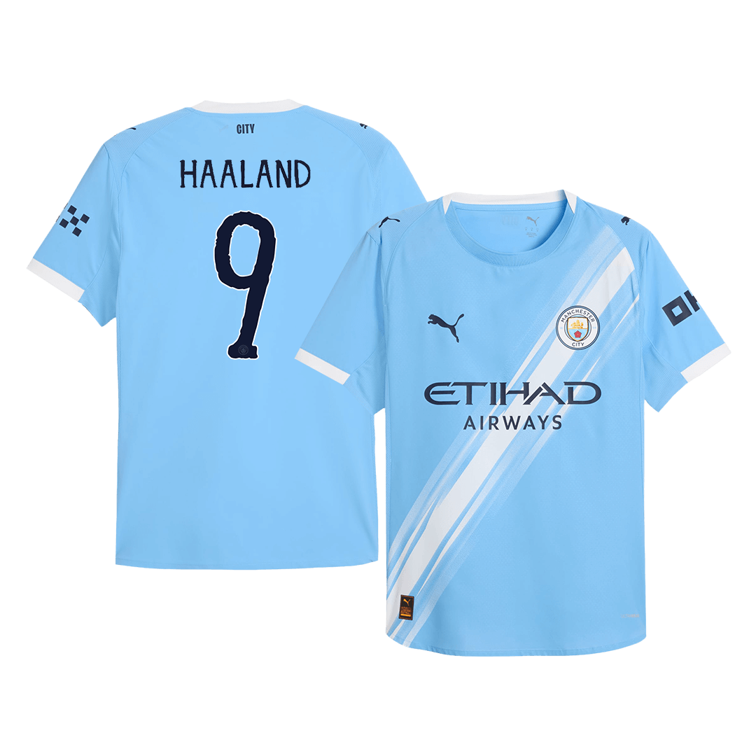 HAALAND #9 Men's Manchester City World Cup 2025/26 Player Version Home Soccer Jersey - Slim Fit product view 1