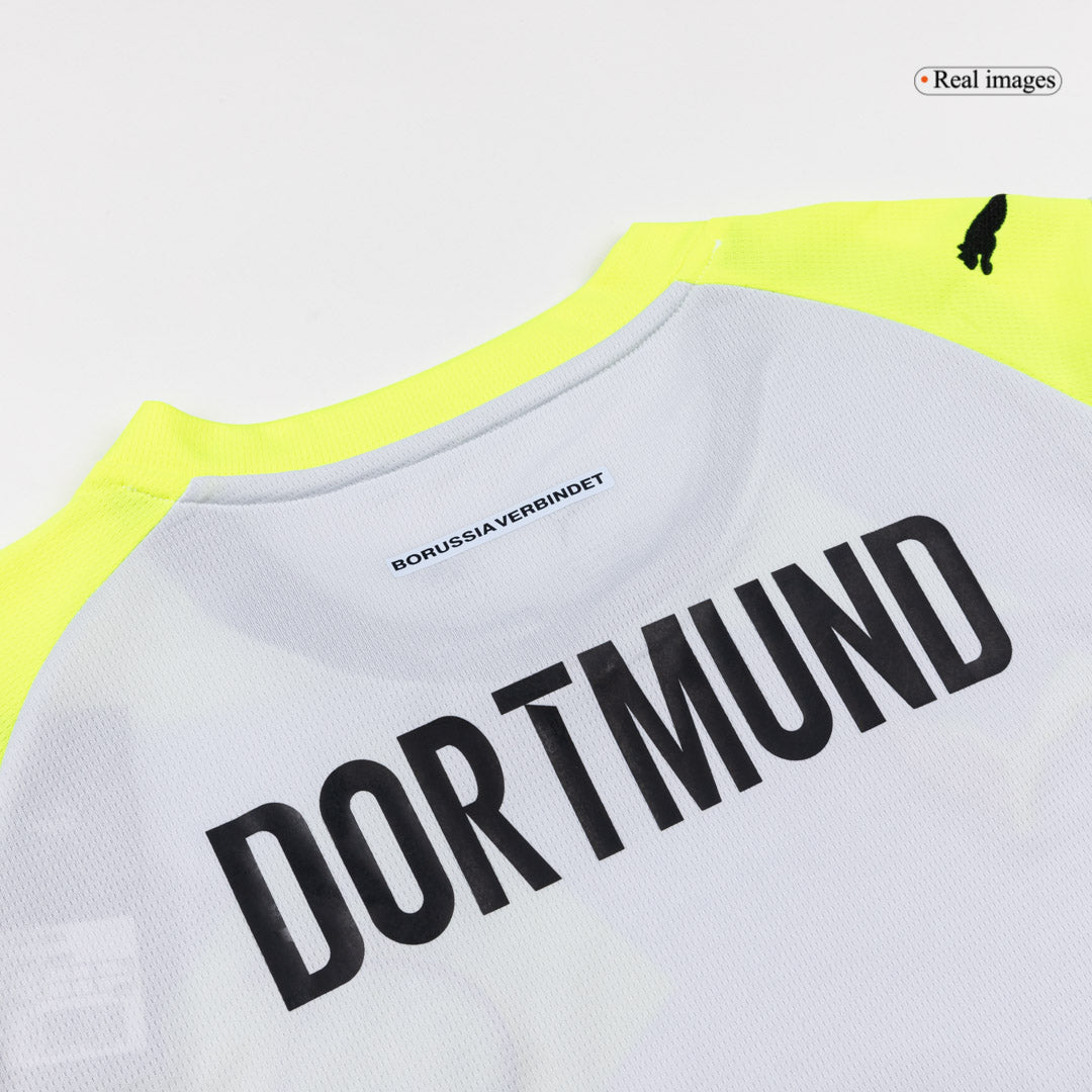 Men's Borussia Dortmund 2025/26 Away Soccer Jersey product view 3