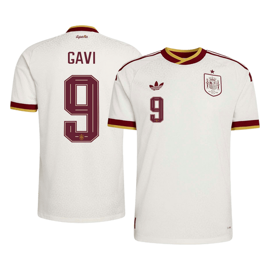 GAVI #9 Men's Spain World Cup 2026 Player Version Away Soccer Jersey - Slim Fit product view 1