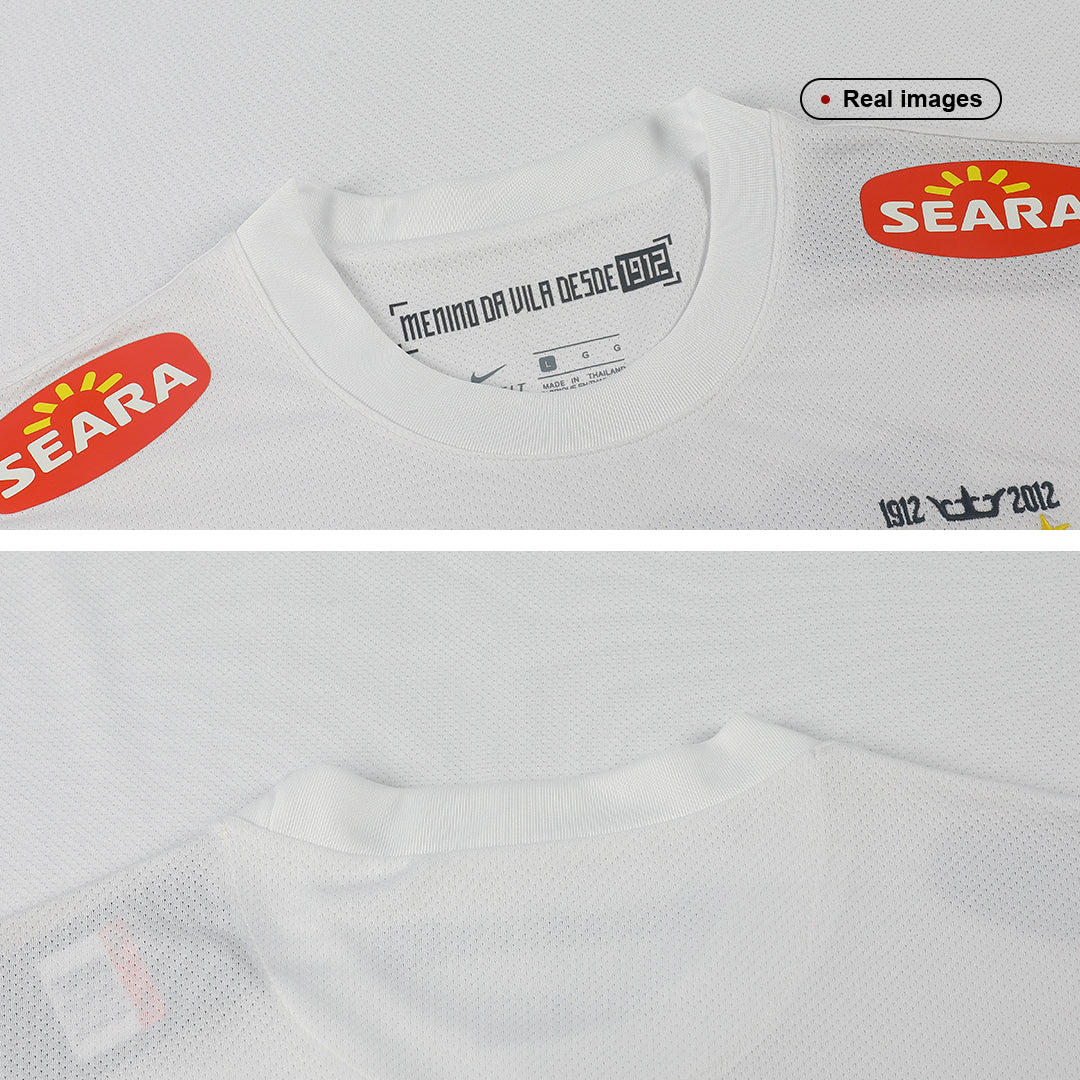 Retro NEYMAR JR #11 Men's Santos FC 2012 Home Soccer Jersey product view 5