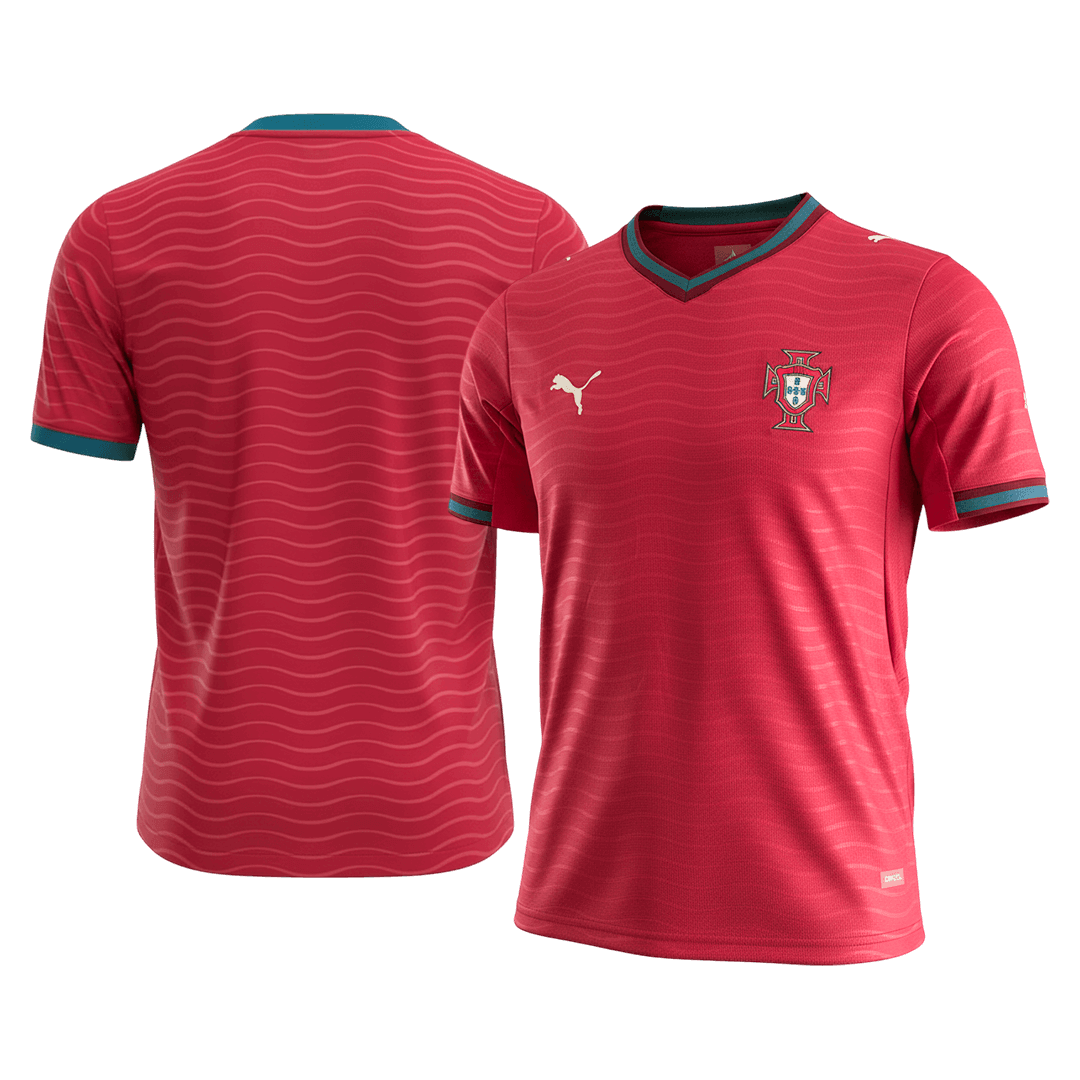 Men's Portugal World Cup 2026 Home Soccer Jersey product view 8
