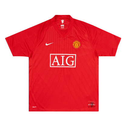 Retro ROONEY #10 Men's Manchester United 2007/08 Home Soccer Jersey product view 8