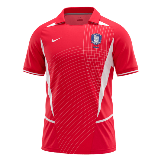 Retro Men's South Korea 2002 Home Soccer Jersey product view 1