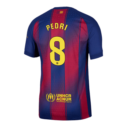 PEDRI #8 Men's Barcelona 2025/26 Player Version Home Soccer Jersey - Slim Fit product view 13