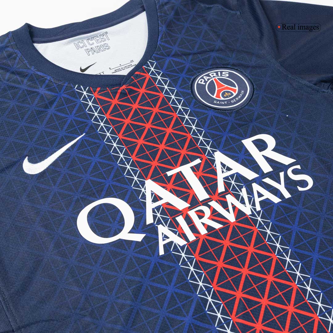KOLO MUANI #23 Men's PSG 2025/26 Home Soccer Jersey Premium product view 4