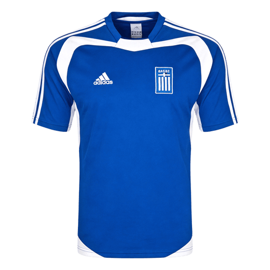 Retro Men's Greece 2004 Home Soccer Jersey product view 1
