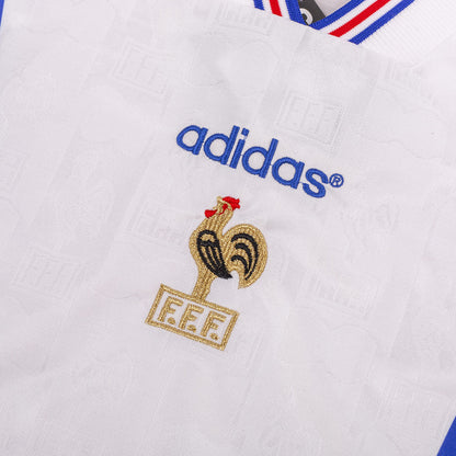 Retro Men's France 1996 Away Soccer Jersey product view 8