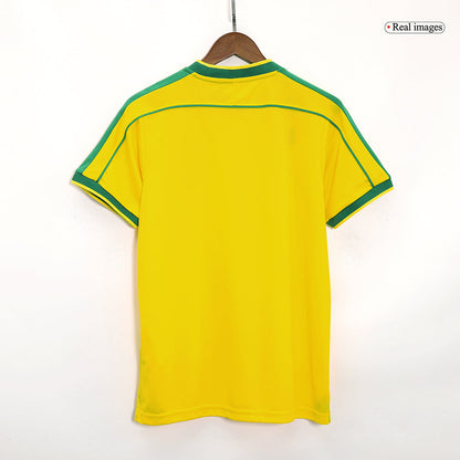 Retro Men's Brazil 1998 Home Soccer Jersey product view 8
