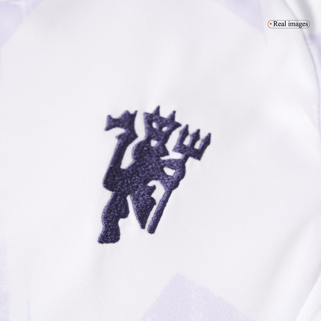 Kid's Manchester United 2025/26 Away Soccer Jersey Full Kit