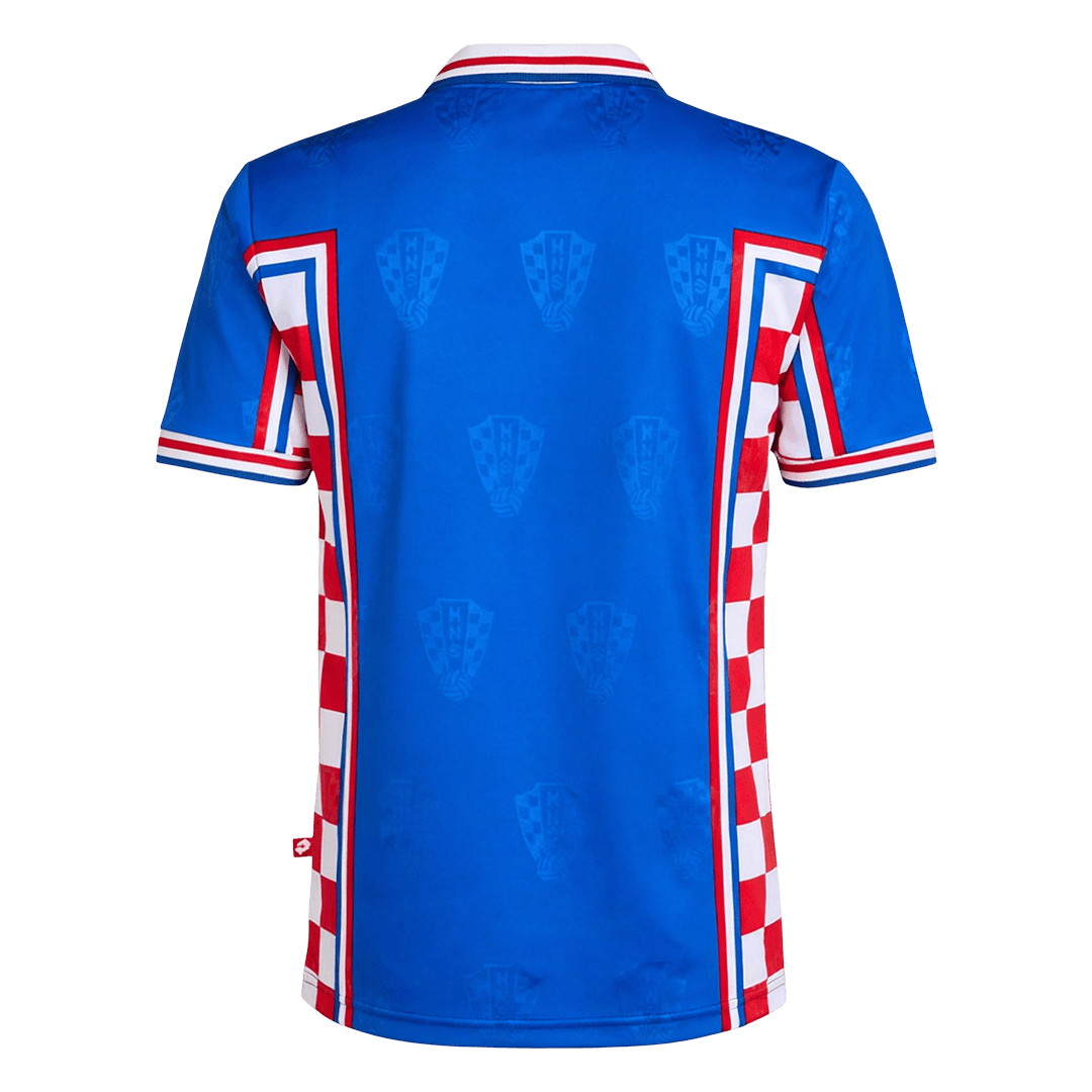 Retro Men's Croatia 1998 Away Soccer Jersey product view 3