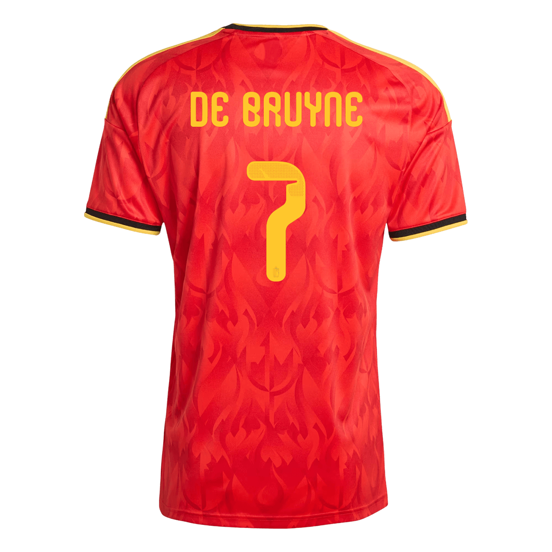 DE BRUYNE #7 Men's Belgium World Cup 2026 Home Soccer Jersey product view 8