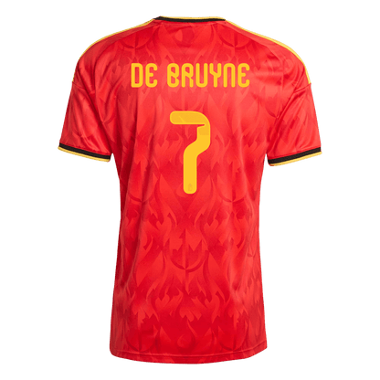 DE BRUYNE #7 Men's Belgium World Cup 2026 Home Soccer Jersey product view 8