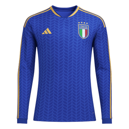 Men's Italy World Cup 2026 Home Long Sleeve Soccer Jersey product view 1