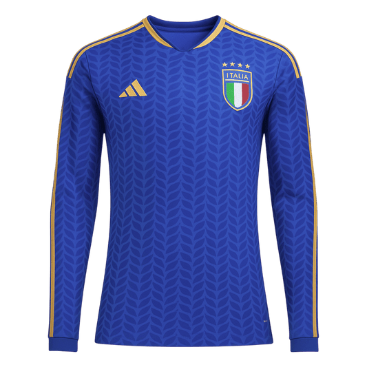 Men's Italy World Cup 2026 Home Long Sleeve Soccer Jersey product view 1