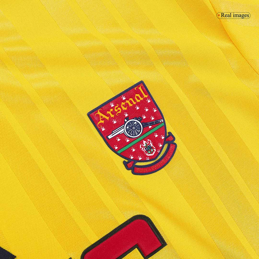Retro Men's Arsenal 1993/94 Away Soccer Jersey product view 5