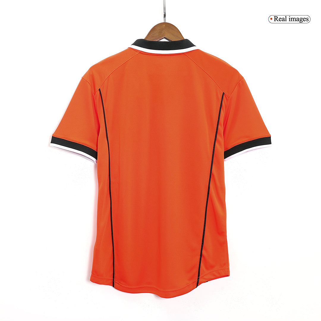 Retro Men's Netherlands World Cup 1998 Home Soccer Jersey product view 8
