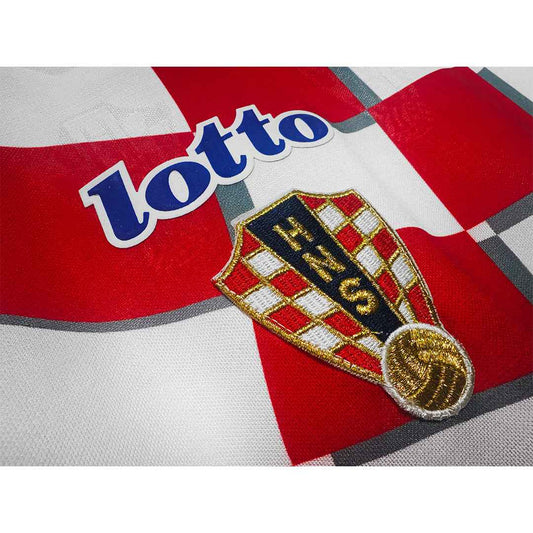 Retro Men's Croatia World Cup 1998 Home Soccer Jersey product view 2