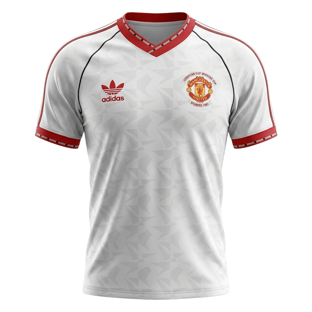 Retro Men's Manchester United 1991 Away Soccer Jersey product view 1