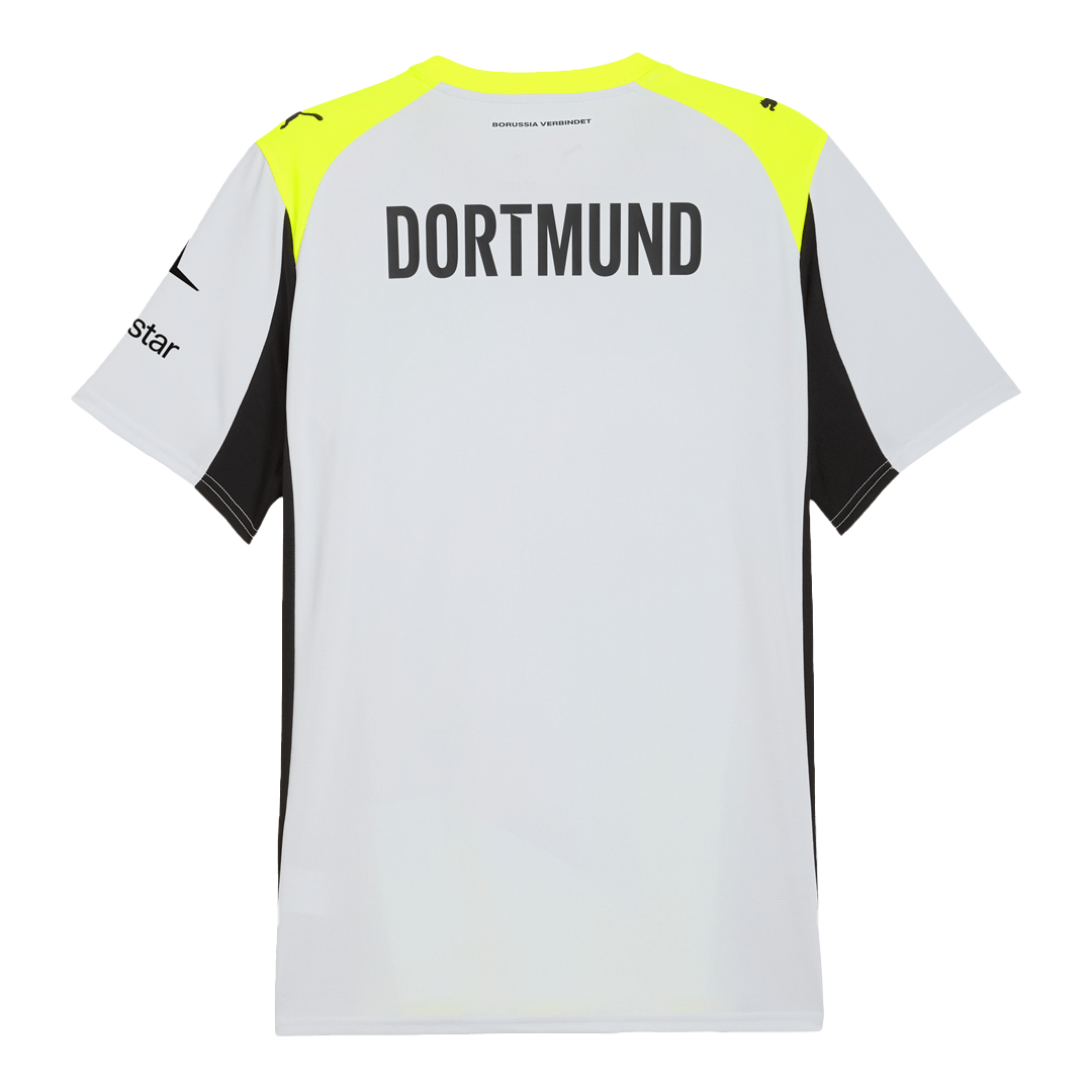 Men's Borussia Dortmund 2025/26 Away Soccer Jersey product view 11