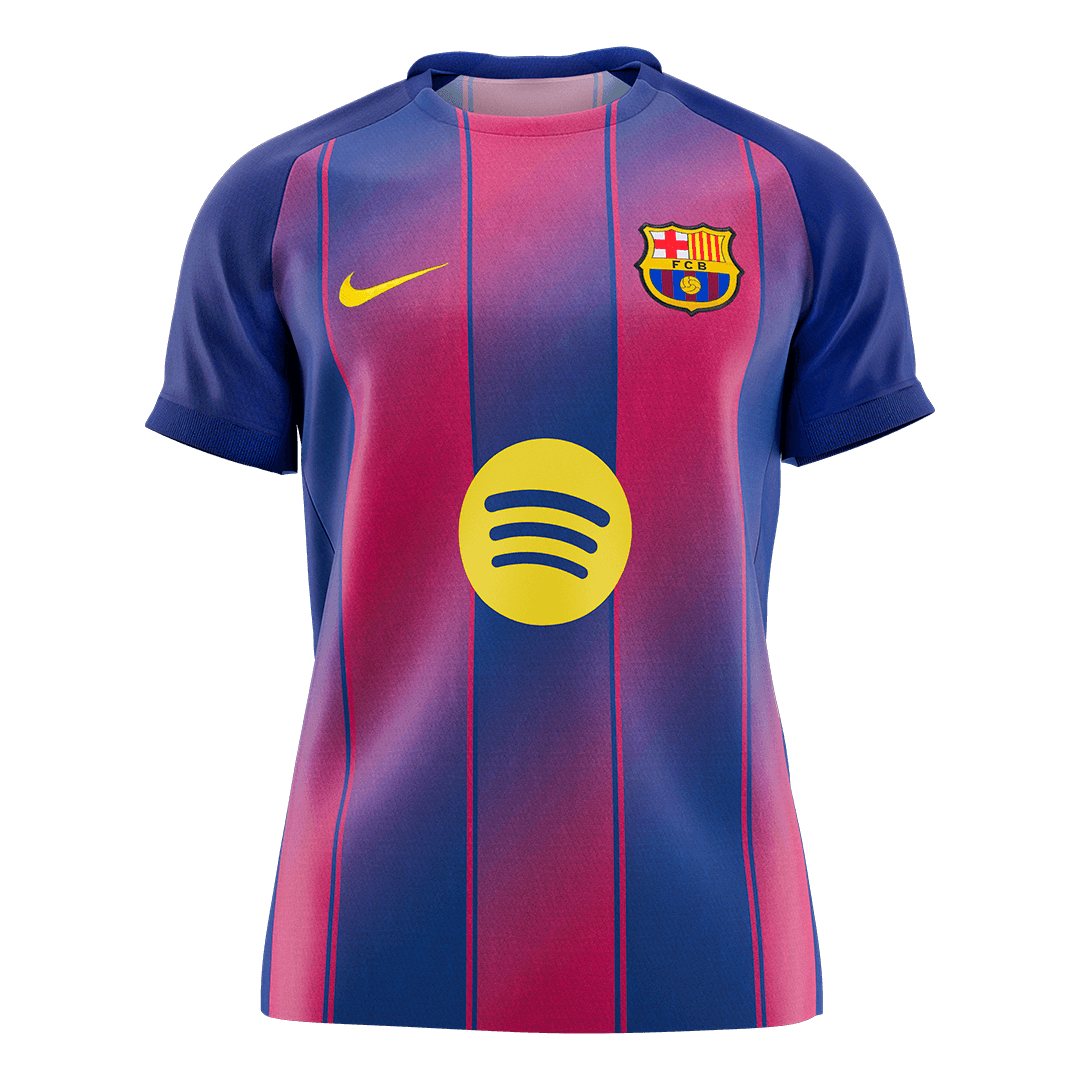 Men's Barcelona 2025/26 Home Soccer Jersey Premium product view 1