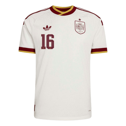 RODRIGO #16 Men's Spain World Cup 2026 Player Version Away Soccer Jersey - Slim Fit product view 9
