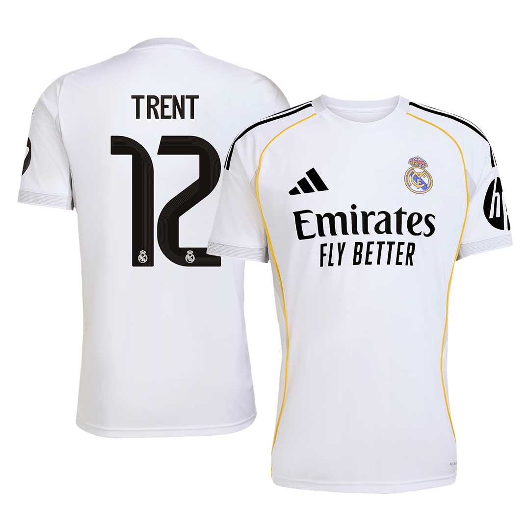 TRENT #12 Men's Real Madrid 2025/26 Home Soccer Jersey Premium product view 1