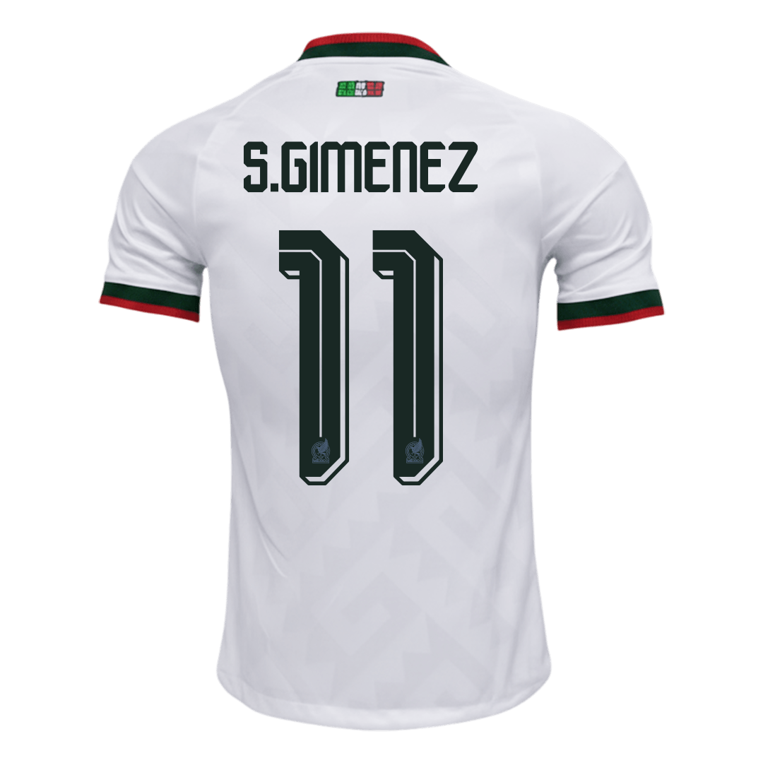 S.GIMENEZ #11 Men's Mexico World Cup 2026 Player Version Away Soccer Jersey - Slim Fit product view 10