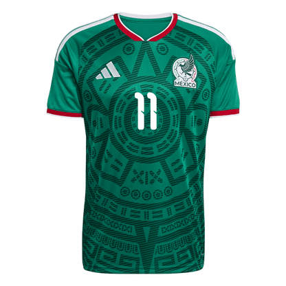 S.GIMENEZ #11 Men's Mexico World Cup 2026 Home Soccer Jersey Premium product view 9