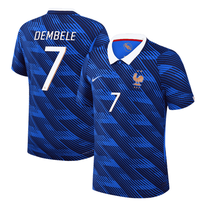 DEMBELE #7 Men's France World Cup 2026 Player Version Home Soccer Jersey - Slim Fit product view 1