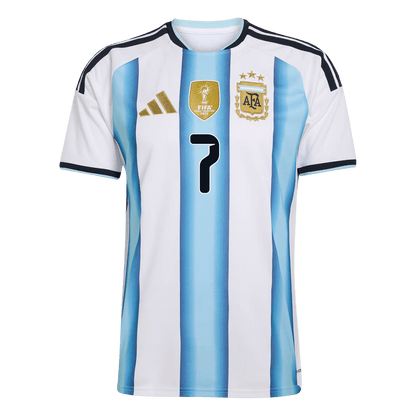 DE PAUL #7 Men's Argentina World Cup 2026 Home Soccer Jersey Premium product view 9
