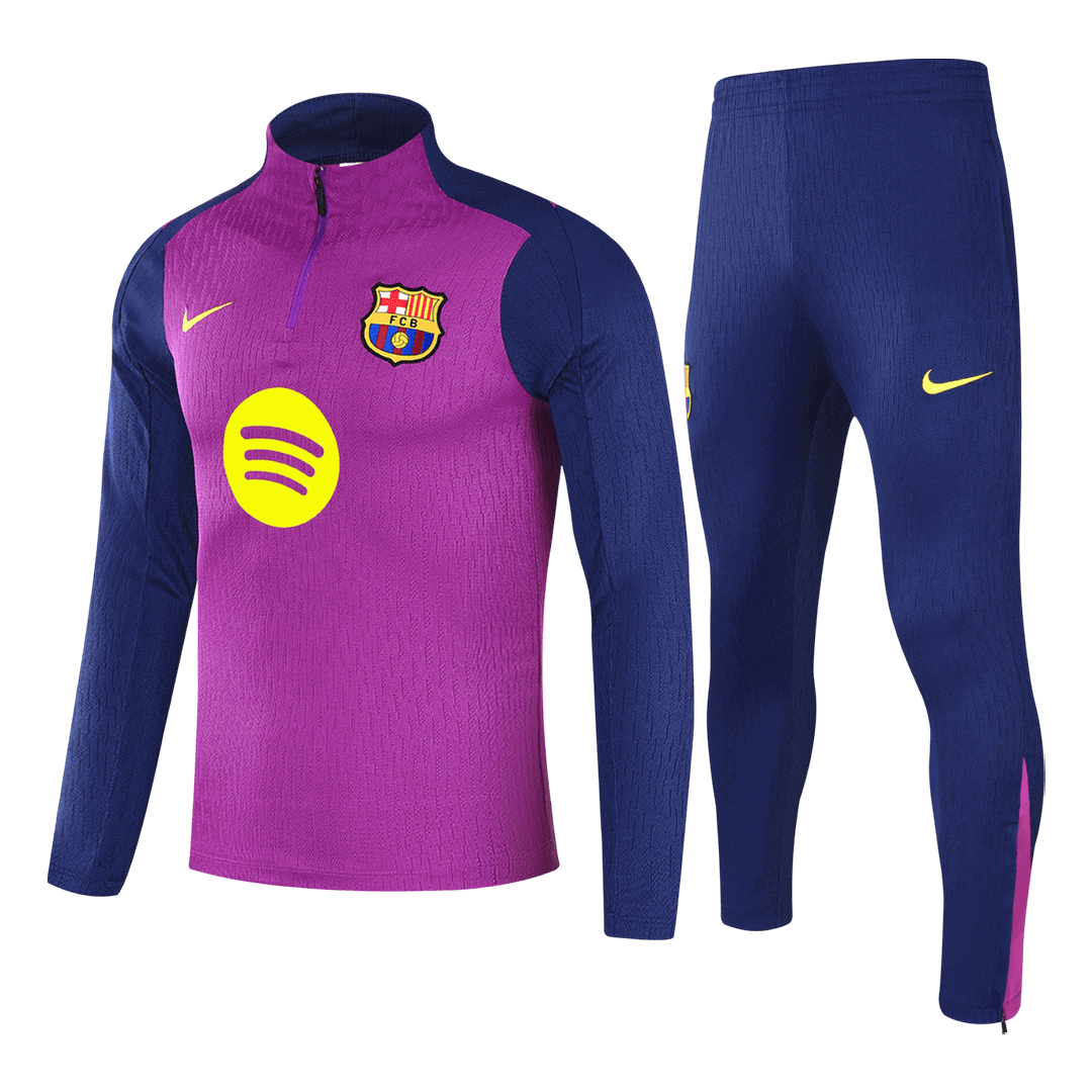 Kid's Barcelona 2025/26 Zipper Sweatshirt Kit