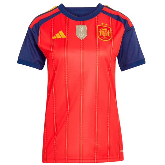 Women's Spain World Cup 2026 Home Soccer Jersey product view 1