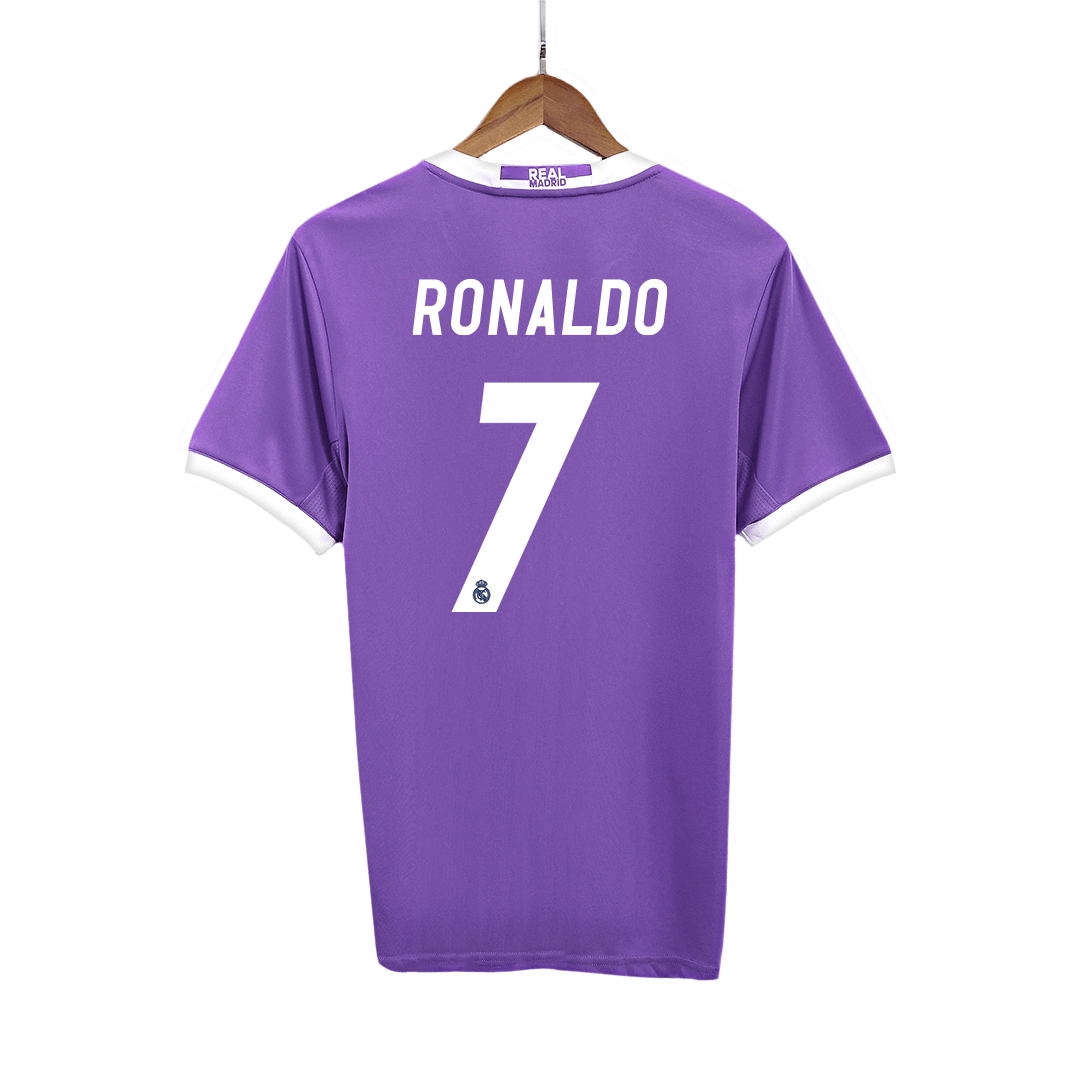Retro RONALDO #7 Men's Real Madrid 2016/17 Away Soccer Jersey product view 1
