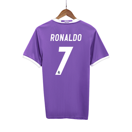 Retro RONALDO #7 Men's Real Madrid 2016/17 Away Soccer Jersey product view 1