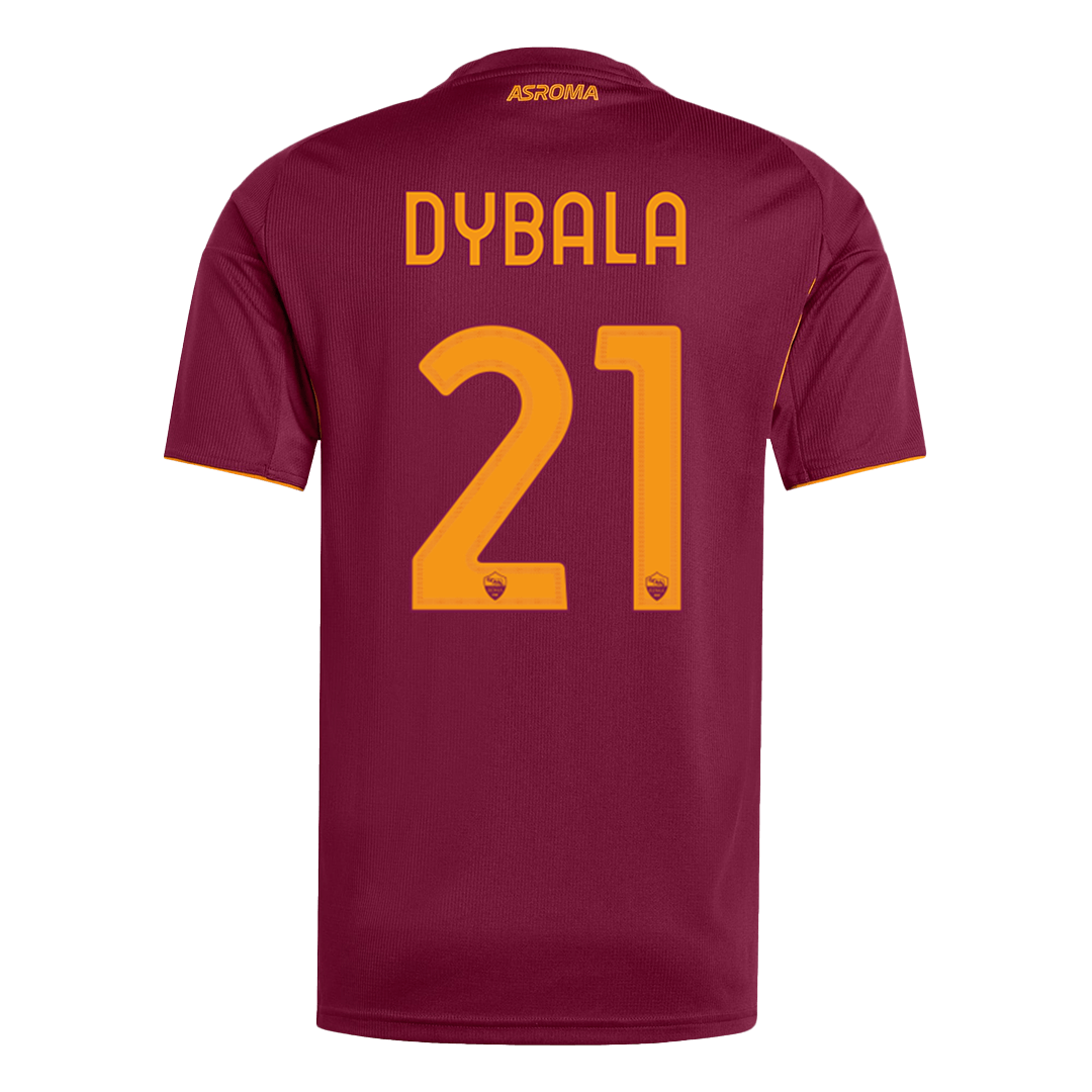 DYBALA #21 Men's Roma 2025/26 Home Soccer Jersey product view 10
