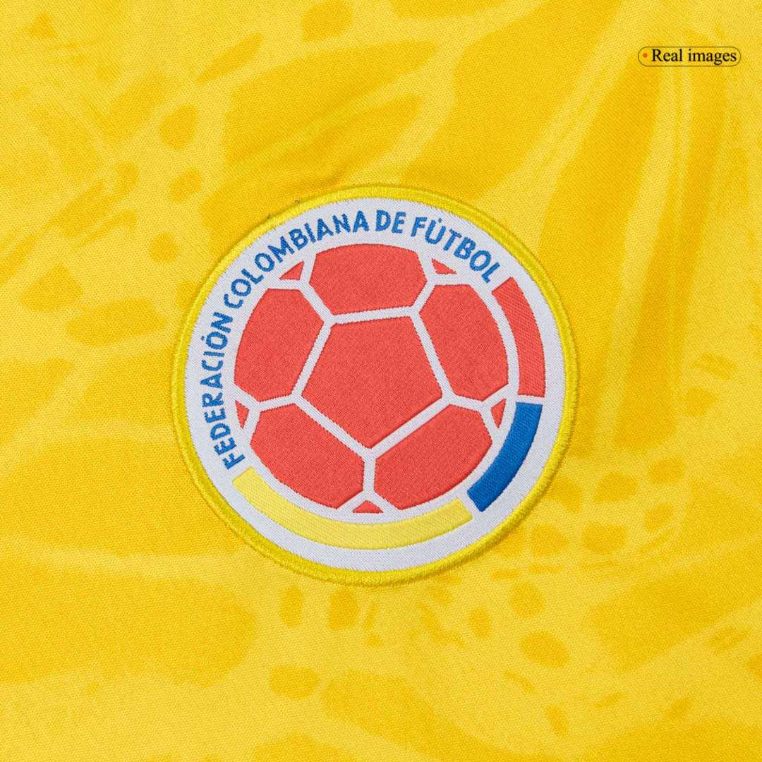 Men's Colombia World Cup 2026 Home Long Sleeve Soccer Jersey product view 6