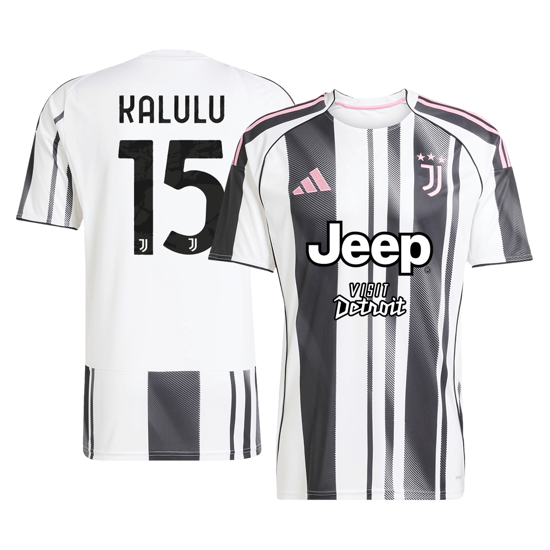 KALULU #15 Men's Juventus 2025/26 Home Soccer Jersey product view 1