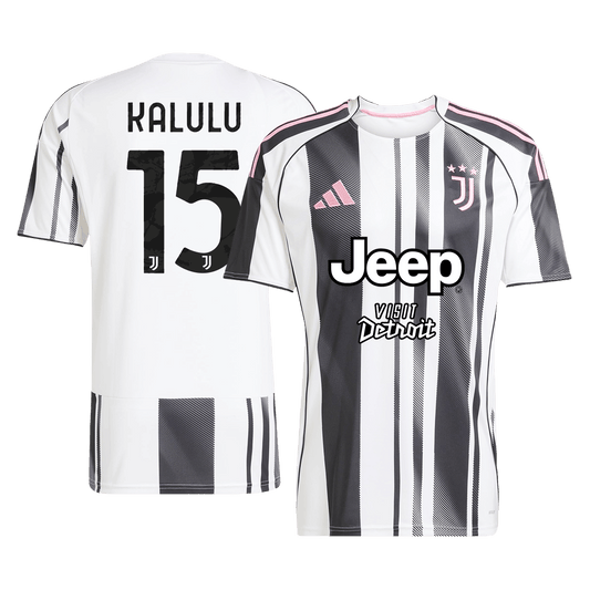KALULU #15 Men's Juventus 2025/26 Home Soccer Jersey product view 1