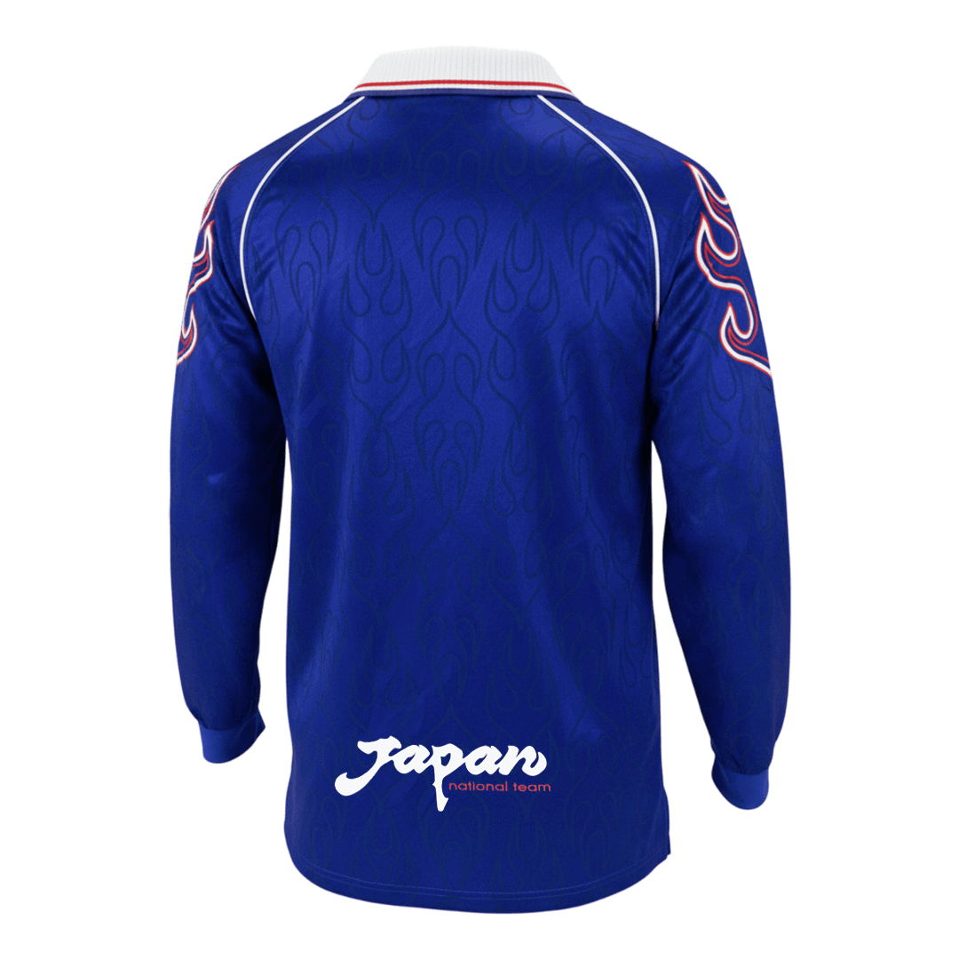 Retro Men's Japan World Cup 1998 Home Long Sleeve Soccer Jersey product view 8