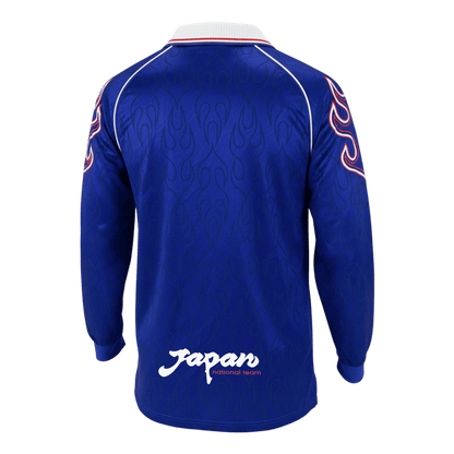 Retro Men's Japan World Cup 1998 Home Long Sleeve Soccer Jersey product view 8