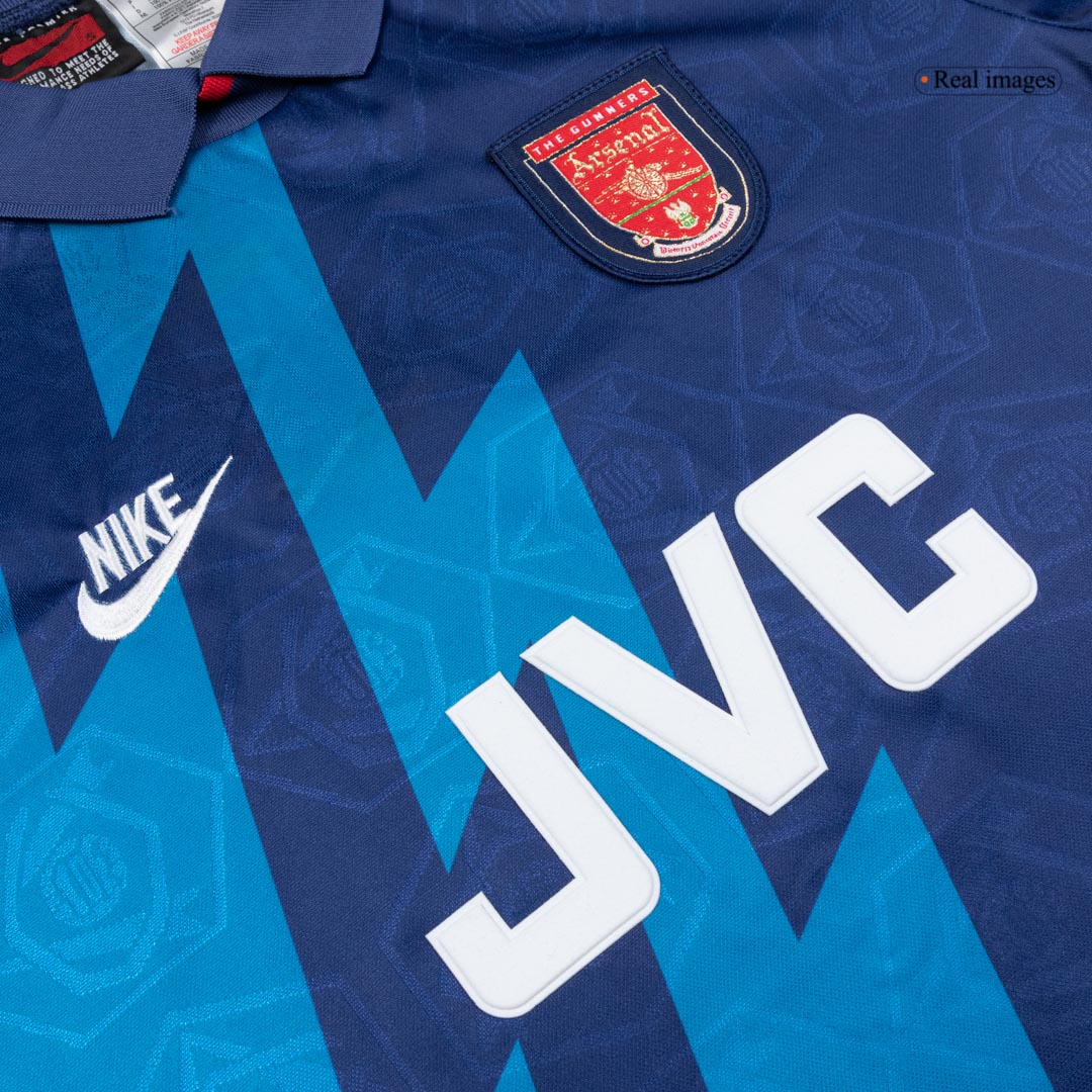 Retro Men's Arsenal 1995 Away Soccer Jersey product view 5