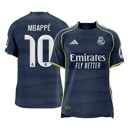 MBAPPÉ #10 Men's Real Madrid 2025/26 Player Version Away Soccer Jersey - Slim Fit Premium product view 1
