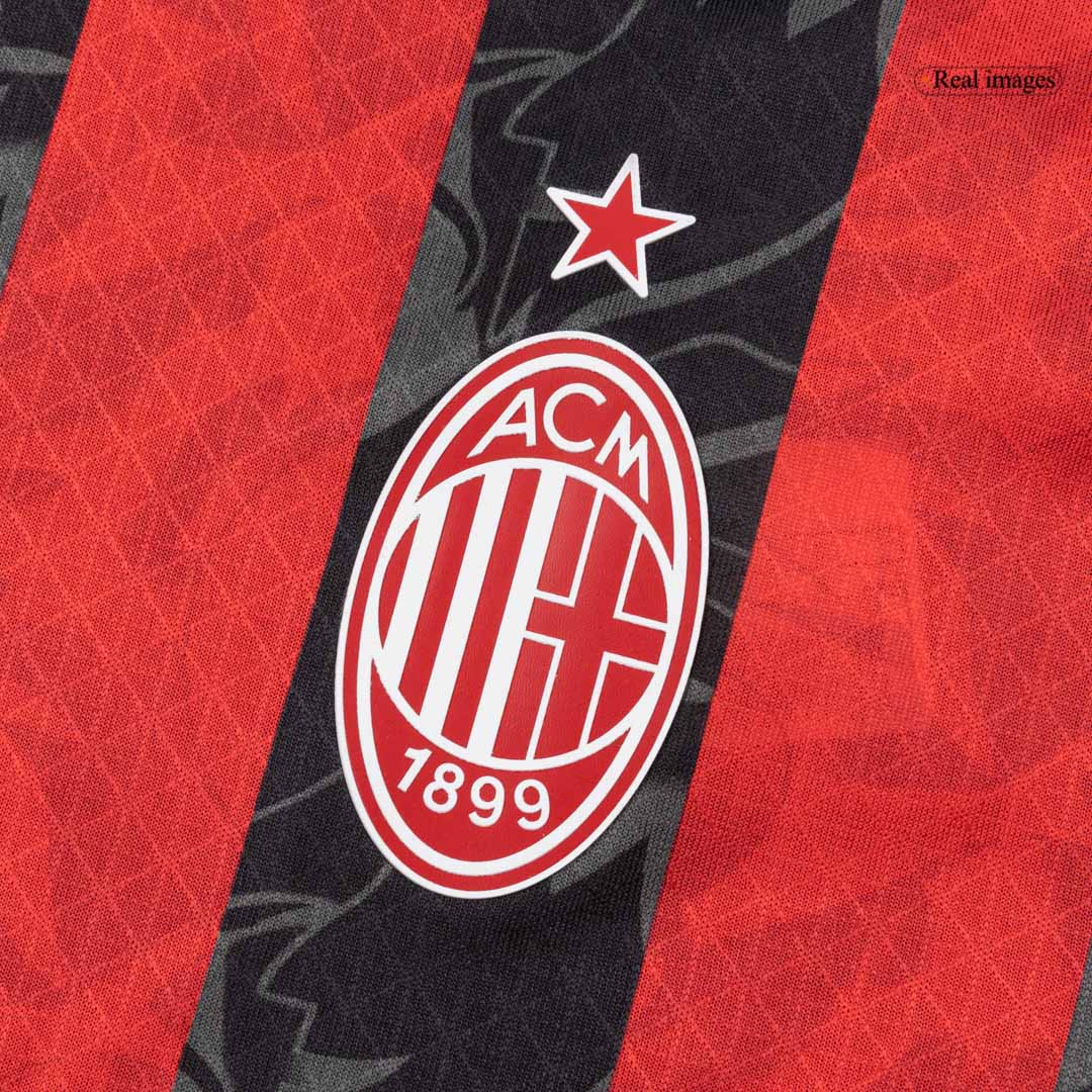 Men's AC Milan 2025/26 Player Version Home Soccer Jersey - Slim Fit product view 9