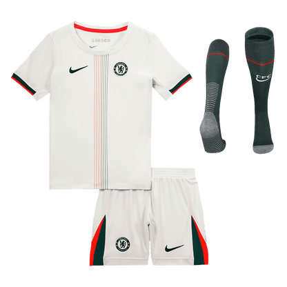 Kid's Chelsea 2025/26 Away Soccer Jersey Full Kit