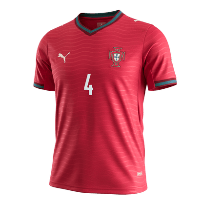RÚBEN DIAS #4 Men's Portugal World Cup 2026 Home Soccer Jersey product view 9