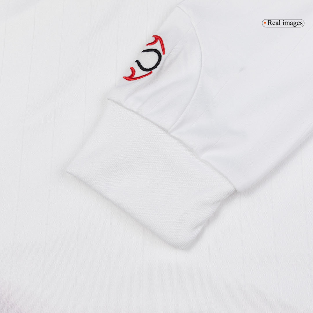 Retro Men's AC Milan 2006/07 Away Long Sleeve Soccer Jersey product view 4