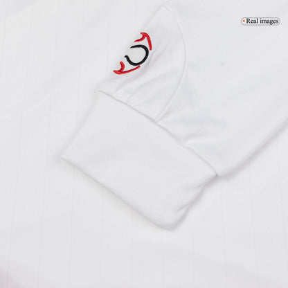 Retro Men's AC Milan 2006/07 Away Long Sleeve Soccer Jersey product view 4
