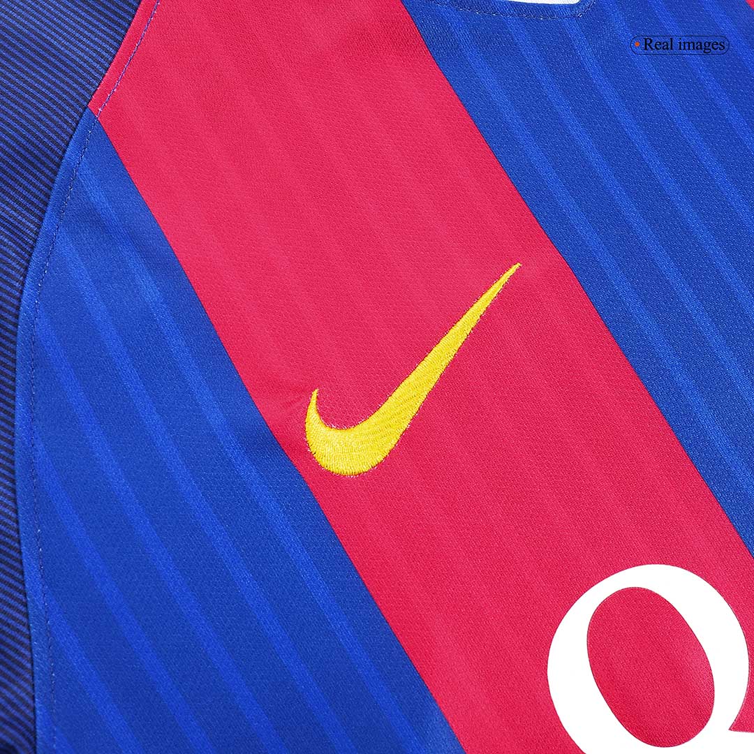 Retro Men's Barcelona 2016/17 Home Soccer Jersey product view 4