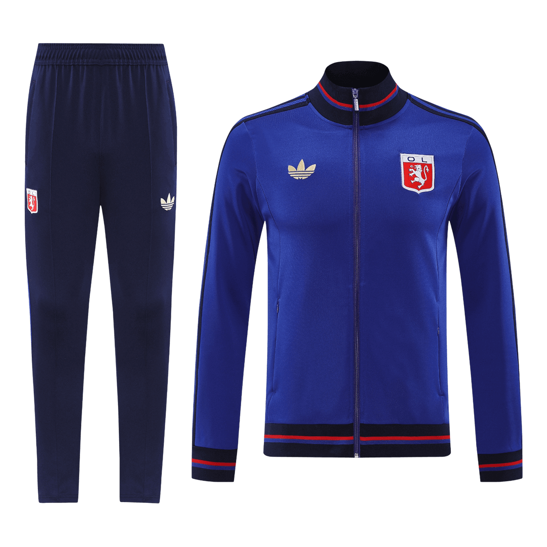 Men's Olympique Lyonnais 2025/26 Training Tracksuit Kit