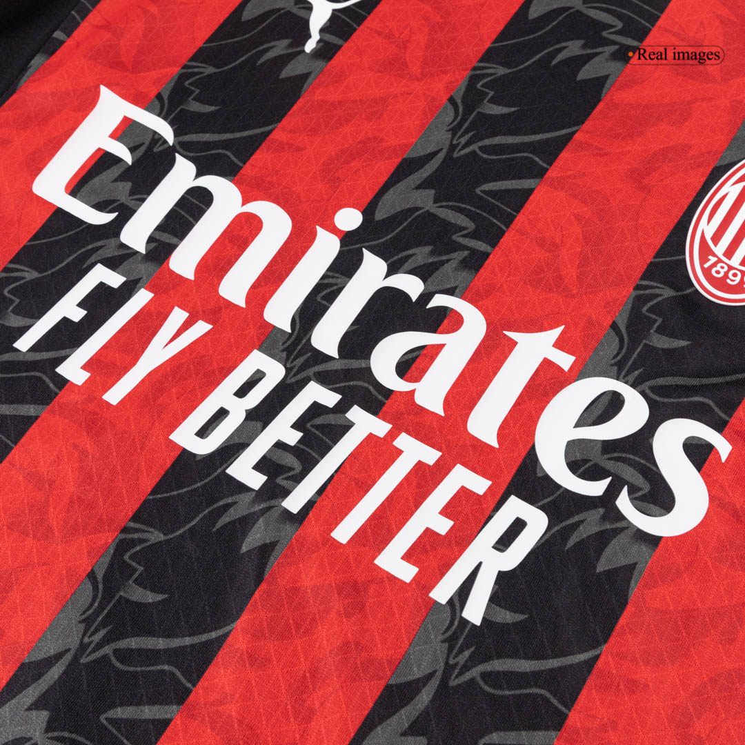 Men's AC Milan 2025/26 Player Version Home Soccer Jersey - Slim Fit product view 7